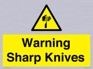 Warning Sharp Knives